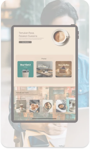 Business landing page